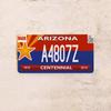 Vintage Arizona Metallschild Wanddeko Man Cave Garage Werkstatt 15x30cm