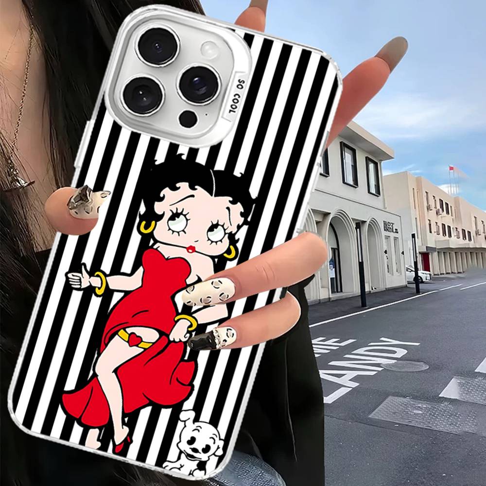 Sexy B-Bettys Girl Handyhüllen für iPhone 17 16 15 14 13 12 11 Plus Pro Max Bunte Hülle