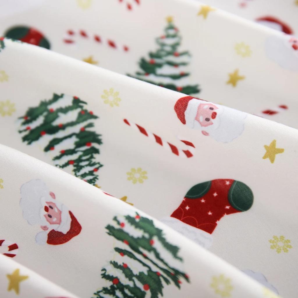 0.5m/1m/2m Christmas Series Snowman Printed Fabric For Traditions Holiday Decoration Fabrics Christmas DIY Handmade Material
