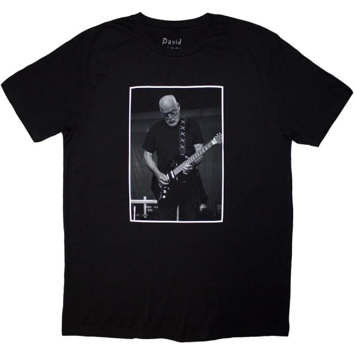 Футболка David Gilmour Luck & Strange Черный Кот Strat S разноцветный