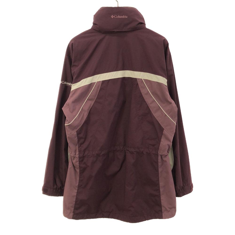 Columbia Nylon jacket S Dark purple x white Outdoors Women Used