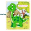 3D Wooden Dinosaur Puzzle: Early Education & Fun Cartoon Animal Jigsaw for Kids