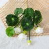 Lifelike Artificial Lotus Flower Beautiful Simulation Lotus Mini Silk Lotus  Home Office