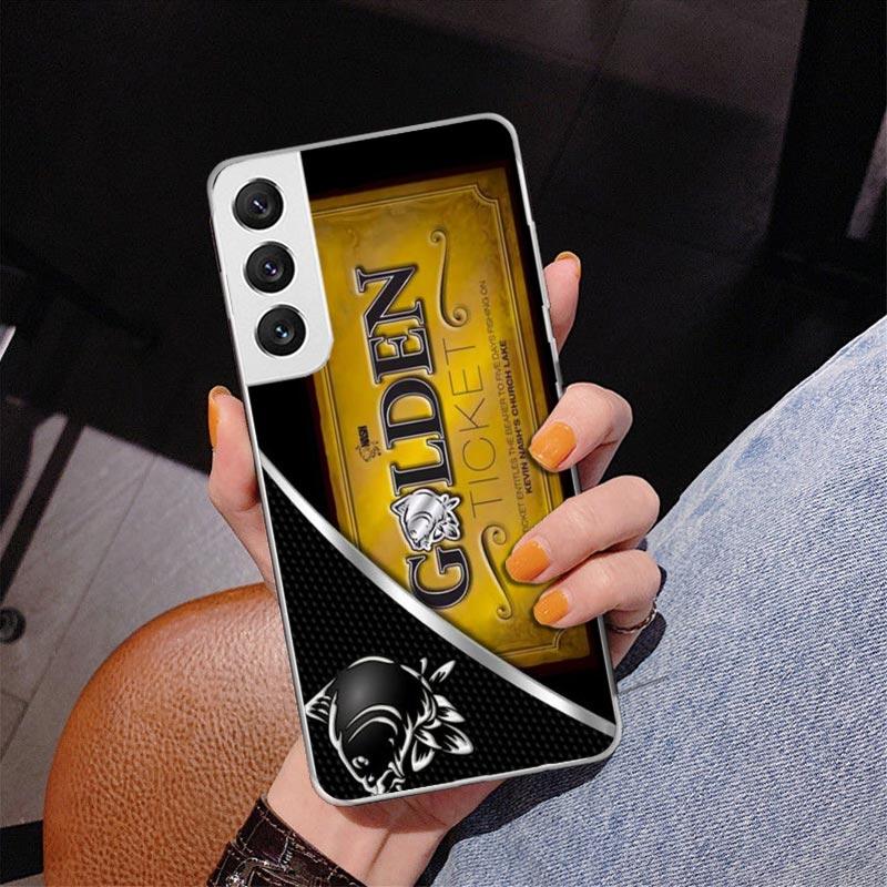 Nash Fishing Art Phone Case For Samsung Galaxy S24 S25 Edge S26 Ultra S23 S22 S21 Plus S20 FE + Personalized Print Cover Galaxy