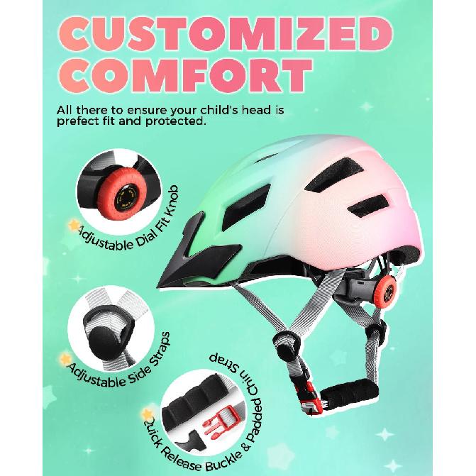 Kids Helmet for Children Bicycle Safety Cycling Boys Girls Outdoor Sports Protection Cap MTB Balance Bike Roller Skating Helmets