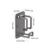 Foldable Hole-Free Sink Rack Wall-Mounted Washing Basin Hook for Kitchen and Bathroom