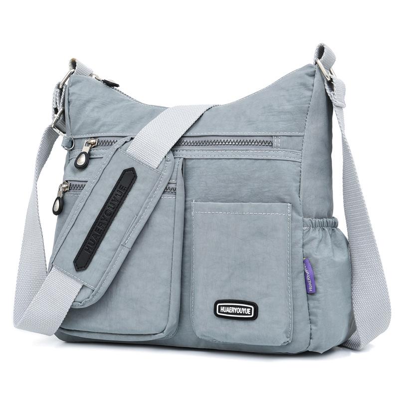 Stylish Water-Repellent Nylon Canvas Crossbody Bag for Women