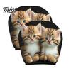 Washable Headrest Protector 2Pcs Cute Cat Car Covers, Breathable Auto Seat Non Slip Protectors, Stretchy Universal Interior Accessories for SUV Truck
