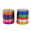 10-Colour Laser Ribbons (20pcs/Set) – Festive Party Decor Supplies for Balloon Strings, Crafts & Gift Wrapping