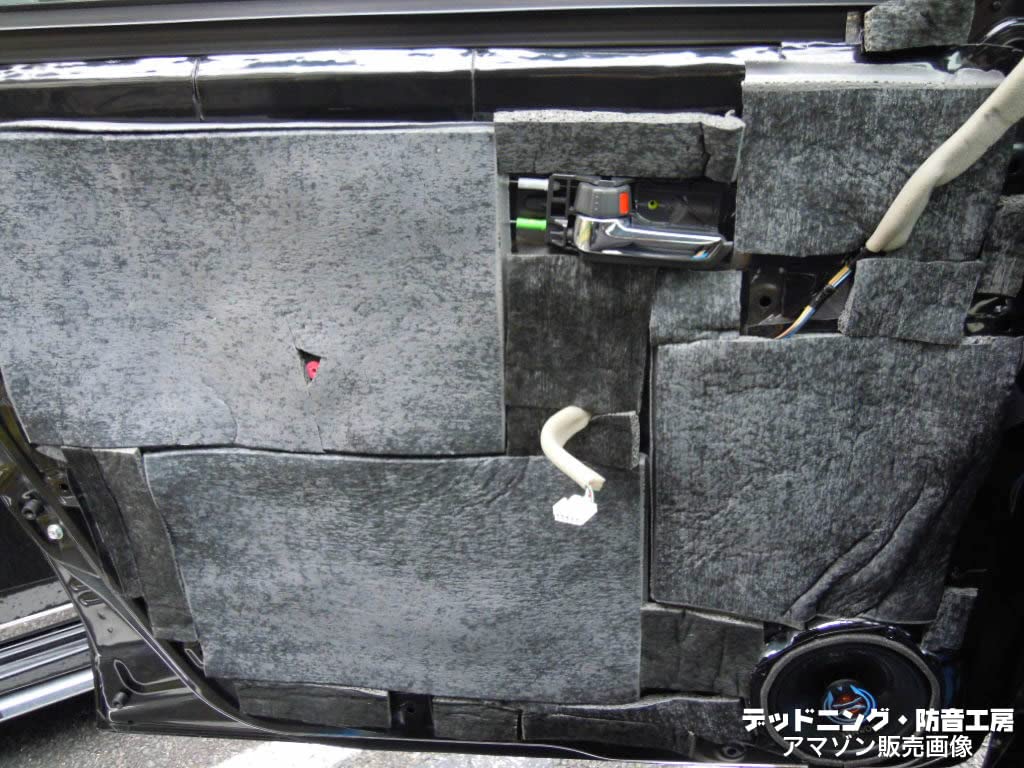 Set of 2 Zetro Extra 10mm x 430mm x For road noise reduction and engine bay Sound deadening Soundproofing Heat-Resistant Sound-Absorbing Sheets,