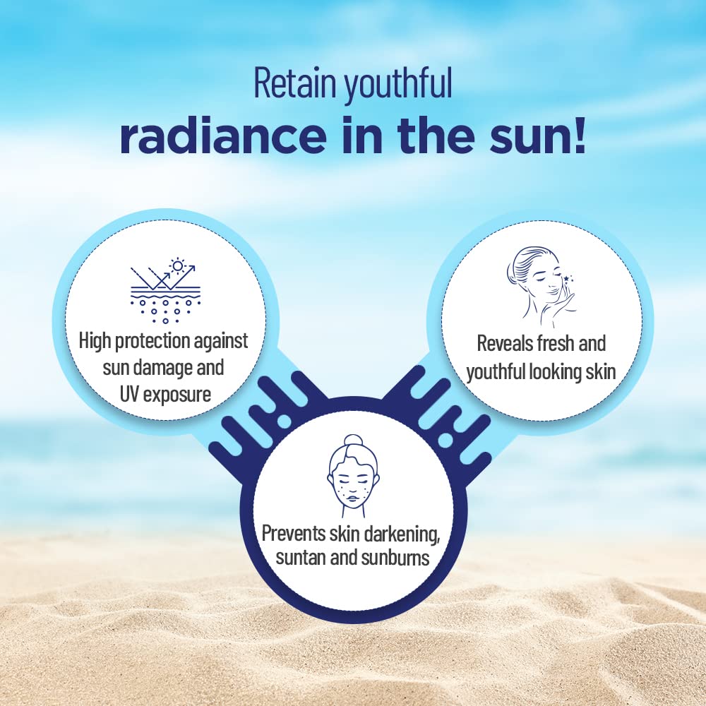 JOY Hello Sun Extreme Protection Sunscreen SPF 40 For All Skin Types 60 Ml | Lightweight Water Resistant Sunblock With No White Cast