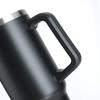 40 once. Bicchiere da acqua con manico termico in acciaio inossidabile con coperchio e cannuccia, bicchiere da birra, bollitore da viaggio per auto, bottiglia d'acqua per esterni