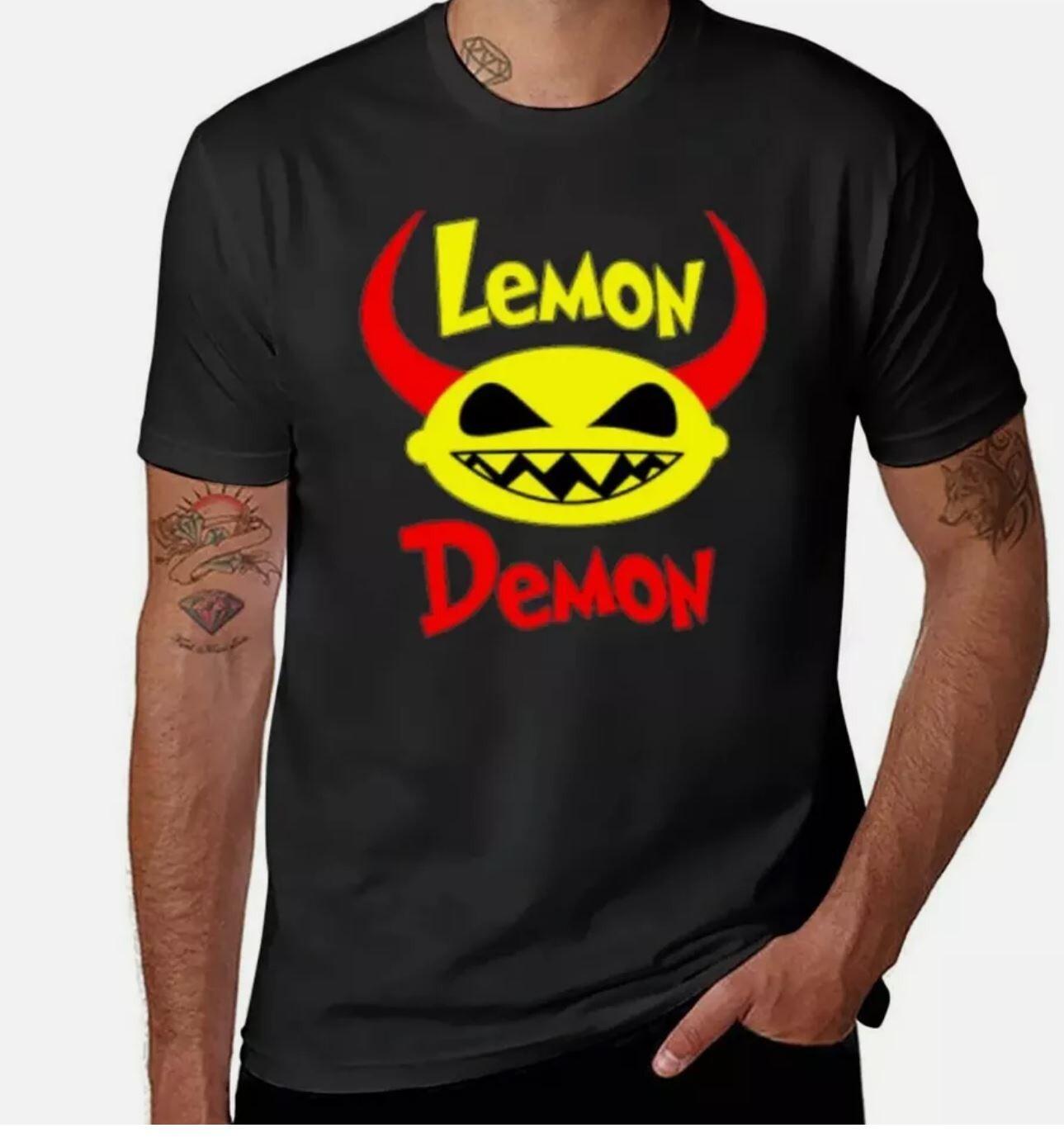 

26 LEMON DEMON T-Shirt cute clothes Short sleeve tee tees summer top mens white t s Unisex T-Shirt XL