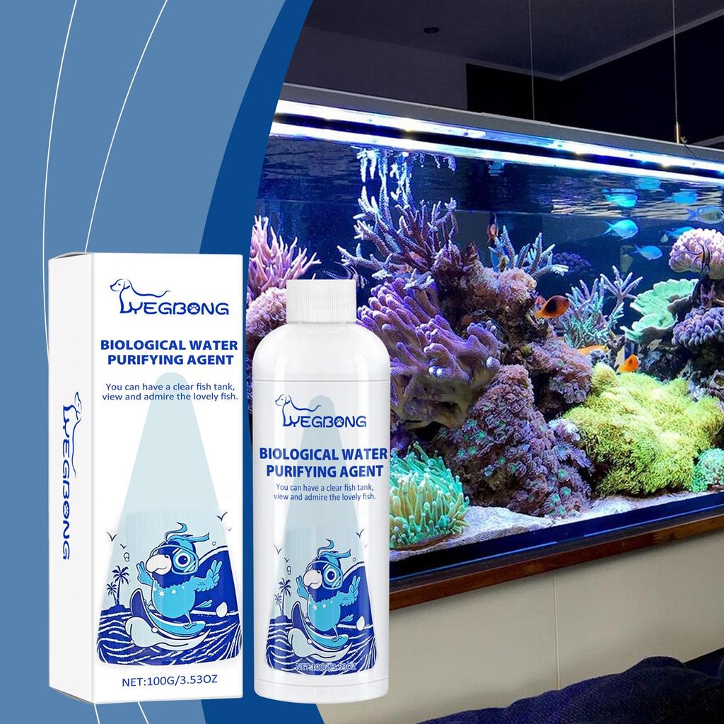 YEGBONG Aquarium Wasserreiniger Algenentferner Aquariumreinigung Moosentferner Algenentferner Aquariumwasserreinigung Moosentferner