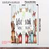 2pcs, Print Curtains 2D plane printing Color kitchen printing Versatile Durable Polyester (without rod) Gifts Use for Bedroom