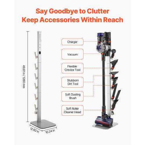 VEVOR Vacuum Stand, Compatible with Dyson G5 V15 V12 V11 V10 V8 V7 V6 Series Upright Vacuums Cleaners & Accessories