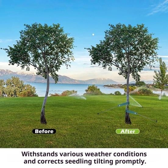 Tree Support Strap for Staking Heavy Duty Tree Strap Protects Newly Planted Sapling from Wind Damage Reusable Tree Strap for Straightening Guying