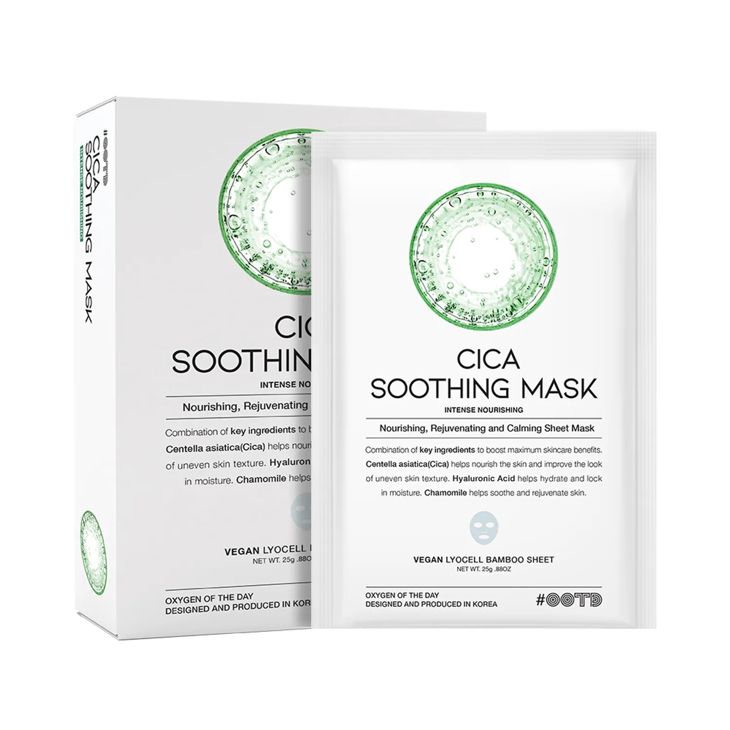 OOTD Cica Soothing Mask Sheet 10ea 10pcs