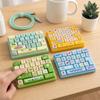 Cartoon-Tastatur Fidget-Anhänger Quetschgefühl Mechanische Fidget-Tastatur Schreibtischdekoration