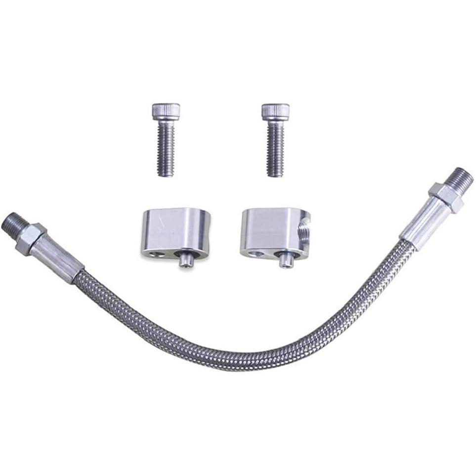Coolant Crossover Steam Port Hose Kit Throttle Body Bypass Compatible with LS Engine LSX LS1 Series