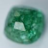 Natural Green Emerald Loose Gemstone Beauty Square Cushion Cut 6.70 Ct for Jewelry Making and Crafts