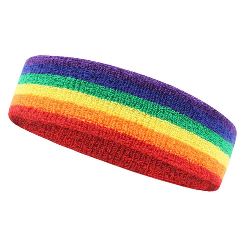Aolikes 1Pcs Sweatbands Sport Headbands For Men & Women,Terry Cloth Sweat Band For Tennis, Running, Basketball, Working Out