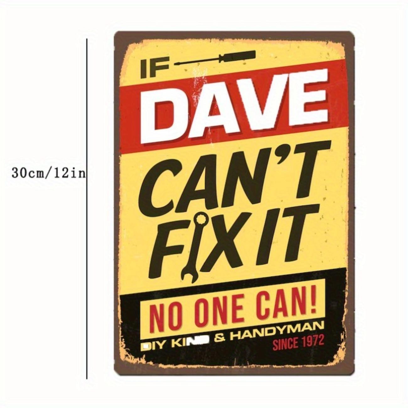 

Customized If I Cant Fix It Metal Sign Shed Workshop Garage Man Cave Decoration Home Wall Art Gift For Dad білий