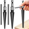 5-16mm 3-13mm Tapered 6 Flute Hole Reamer Hex Shank T Handle Tapered Reamer Tool for Wood Plastic