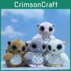 Adorable Plush Owl Keychain Cute Stuffed Animal Doll For Bags And Accessories