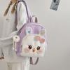 Schoolbag Children's Travel Small Backpack Soft Cute Kindergarten Cute Rabbit Small Backpack High Value Spring Outing Research Backpack