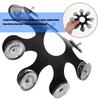 Stainless Steel Drum Cymbals Tambourine Drum Bells Rings and Cymbals Drum Accessories For Enhanced Drum Sound Enduring
