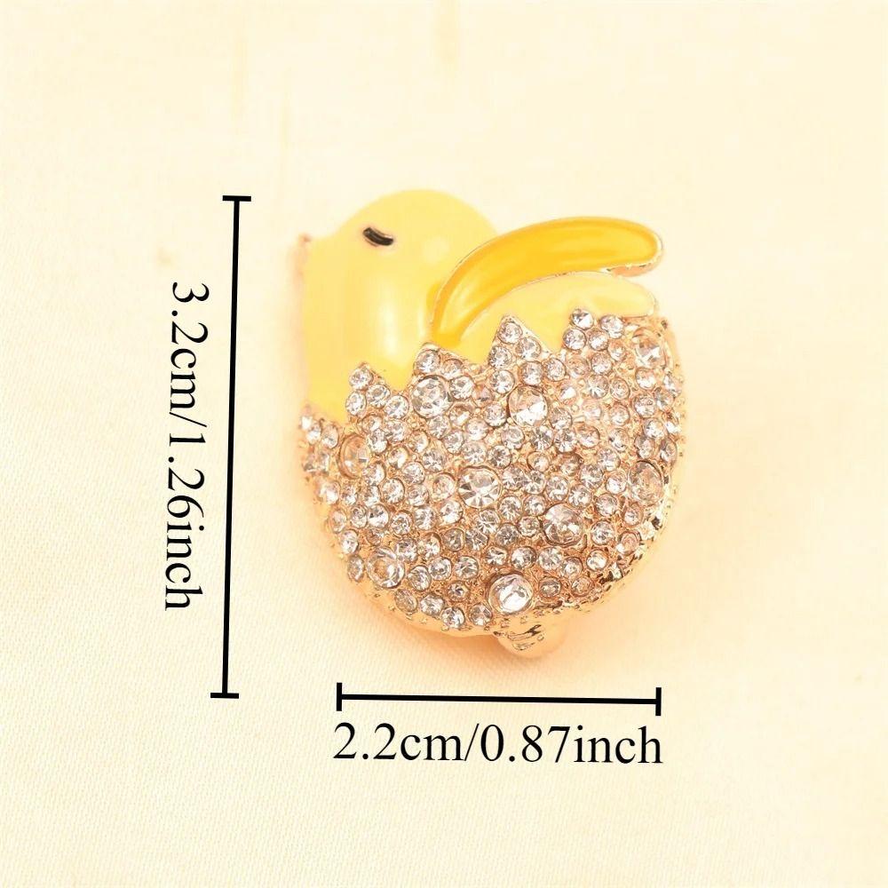 Alloy Baroque Brooch Vintage Brooch Jewelry Cute Chick Brooch Gift