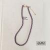 French round Shijia pearl necklace New Internet celebrity necklace Sweater chain Literary retro fashion necklace