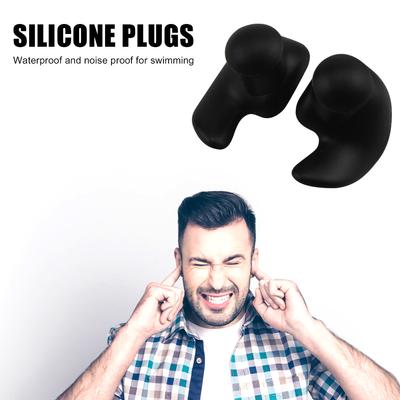 Tampão de Ouvido para Natação Tampões de Ouvido para Dormir Isolamento Acústico Tampões de Ouvido de Silicone para Mergulho à Prova d'Água Redução de Ruído para Segurança Auditiva