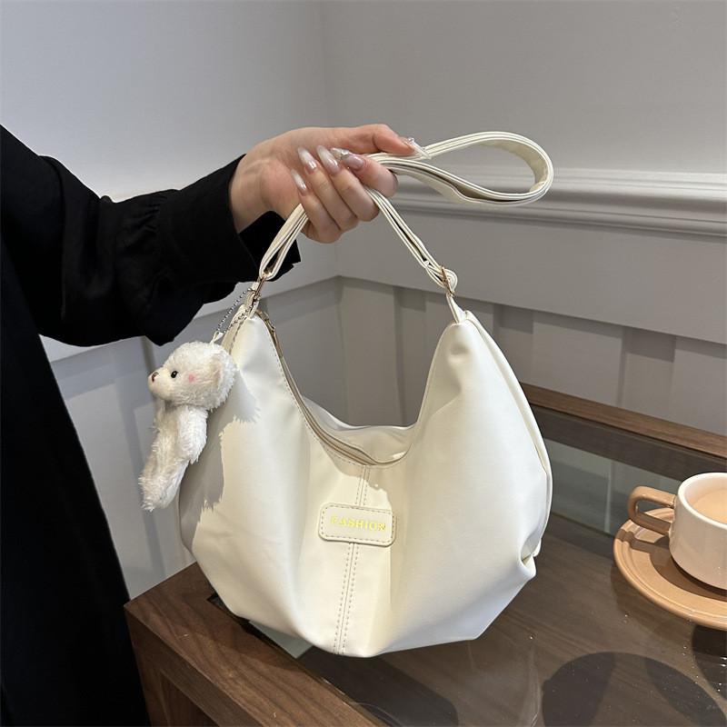 Fashionable 2024 Soft Pu Leather Tote Handbag For Women With Large Capacity And Stylish Stitches