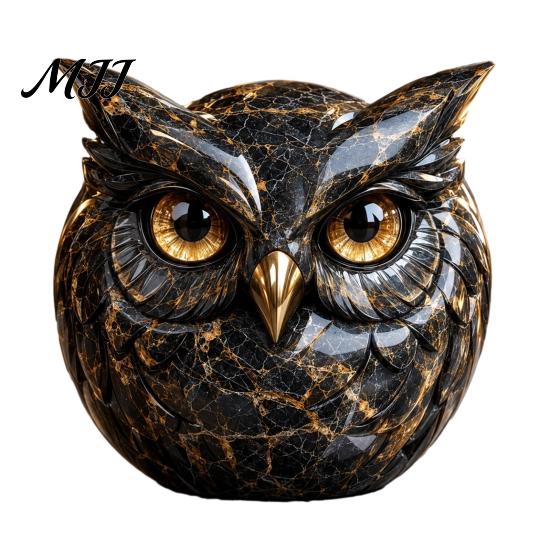 Gothic Interior Decorations Resin Animal Head Sculpture, Guardian Dragon/Lion/Owl/Wolf Statues, Modern Cabinet Display Pieces Figurine for Bookshelf
