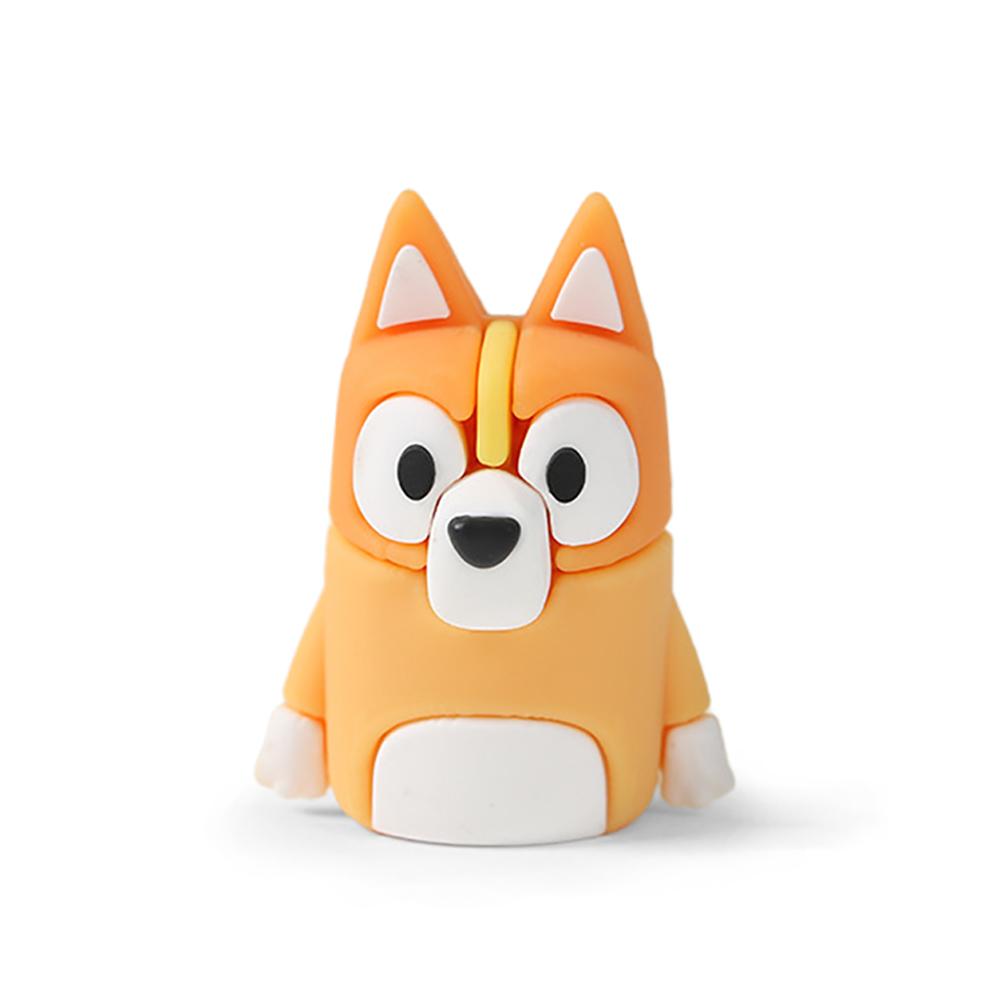 Bluey Bingo Anime Cartoon Figure Model Pencil Sharpener PVC Soft Rubber Portable Manual Pencil Sharpener Student Stationer