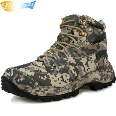2025 Men Tactical Boots Hiking Durable Waterproof Anti-Slip Outdoor Climbing Trekking Shoes High Top Military Tactical Low Boots