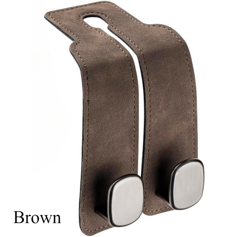 1 Stück Langlebiger universeller einfacher Auto-Wildlederhaken Autositzlehne Versteckter multifunktionaler Aufbewahrungshaken im Auto