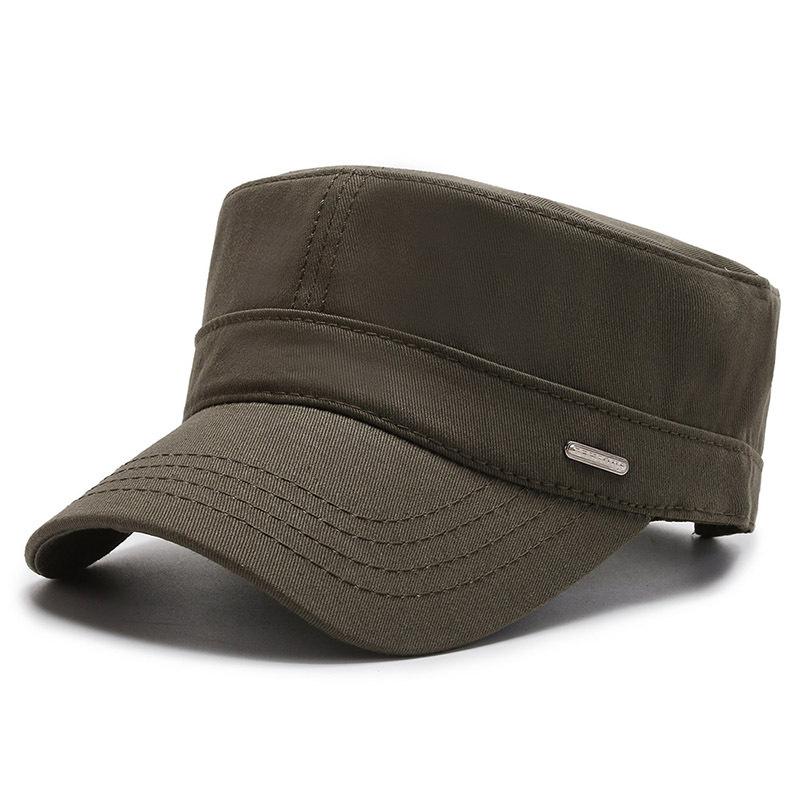 Hat Solid color Flat top hat Spring and autumn fashion Short brim sun hat Peaked hat Casual hat Trendy versatile