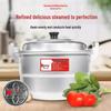 Extra Large Aluminum Steamer Pot for Gas Stove