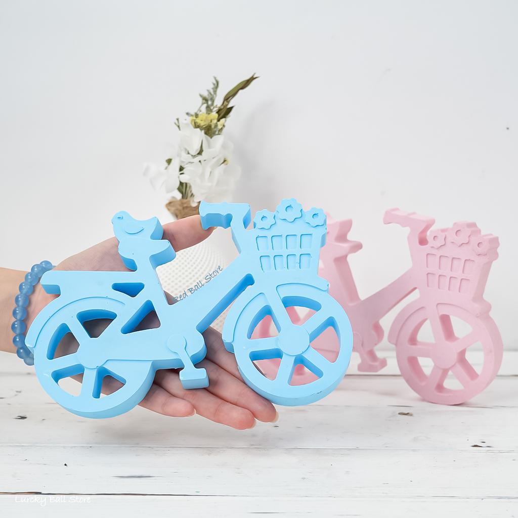 Bicycle Silicone Mold Aromatherapy Gypsum Bike Ornament Molds Candle Making Supplies DIY Resin Concrete Crafts Mould Home Decor