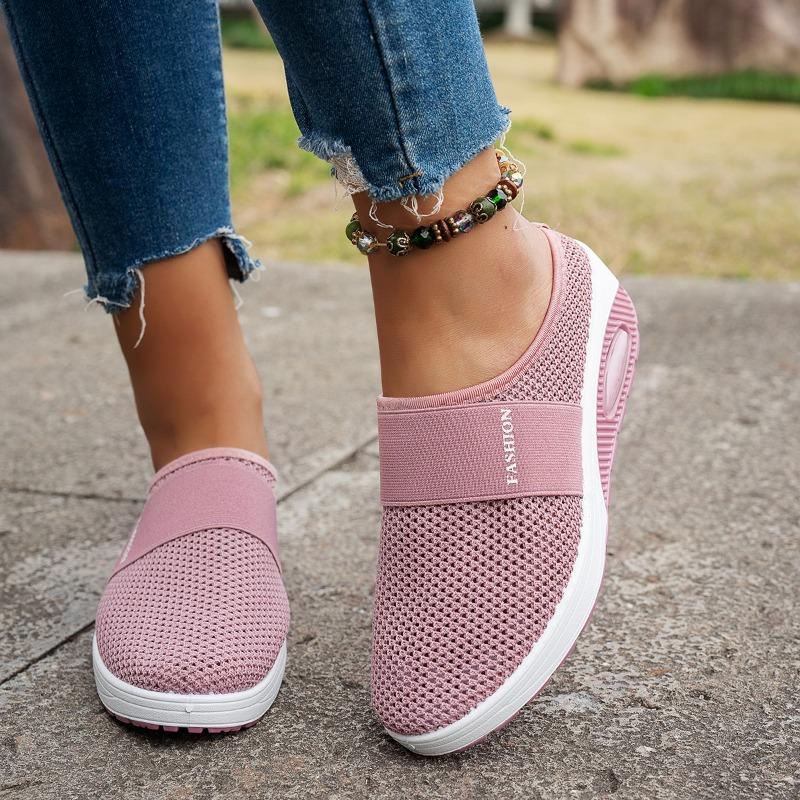 Women's Thick-soled Cool Slippers, Half-support Soft-soled Non-slip, One-pedal Beach Sandals, Air Cushion Shoes, Comfortable Home