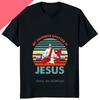 Lustiges Jesus Ist Mein Spotter Aufgedrucktes Grafik-Baumwoll-Herren-T-Shirt Humor Gewichtheben GYM T-Shirt Lässige Mode Streetwear Herren-T-Shirts