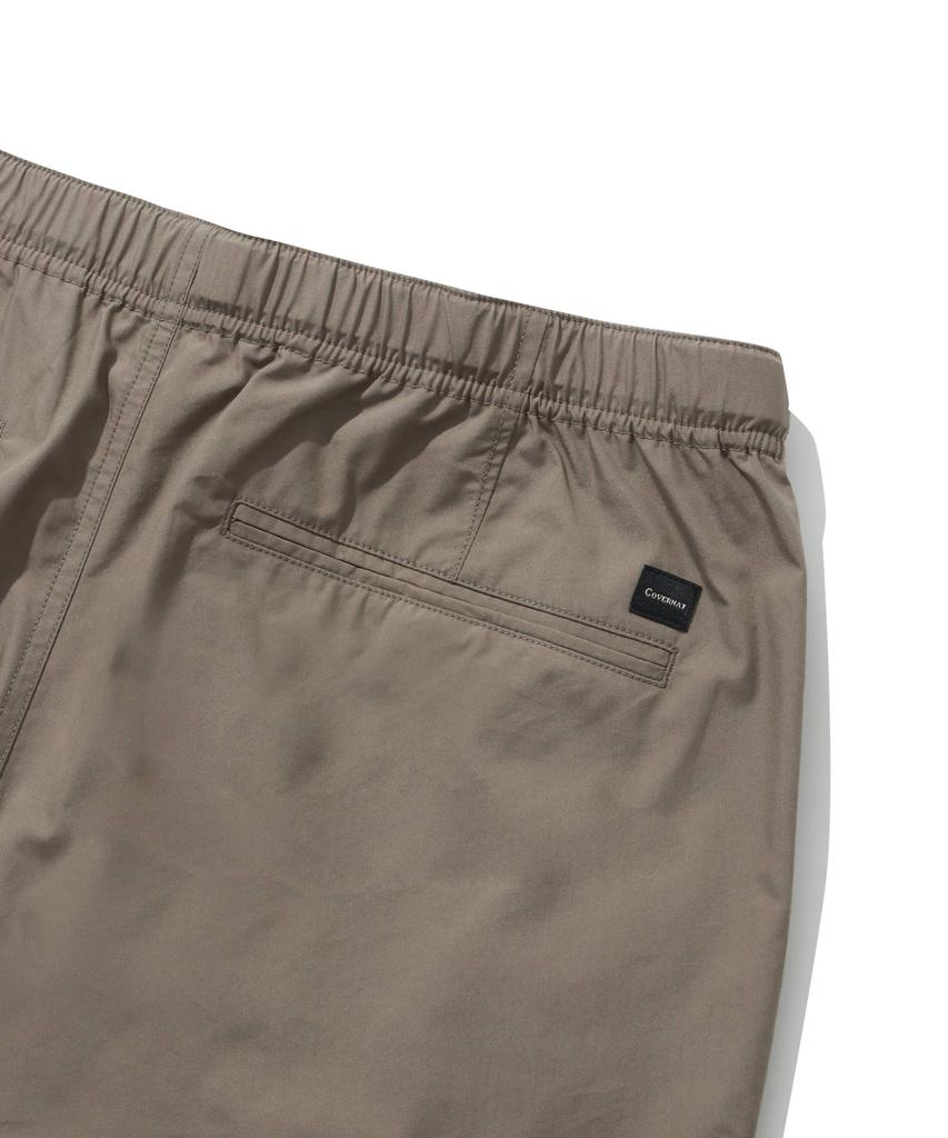 COVERNAT Chino Semi-Wide Buckle Pants Brown