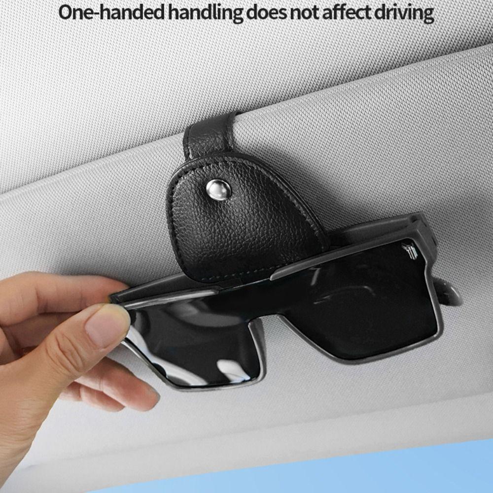 2pcs Stable Car Glasses Clip Universal Automotive Hanger Multifunction Car Sun Visor Clip Visor