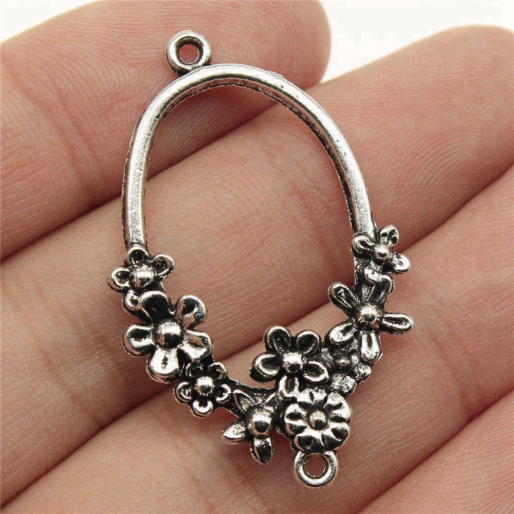 Connettori Fiore a Lavoro Aperto Gancio per Ciondolo Colore Bronzo Antico Creazione Gioielli Accessori Fatti a Mano Connettori per Ciondoli