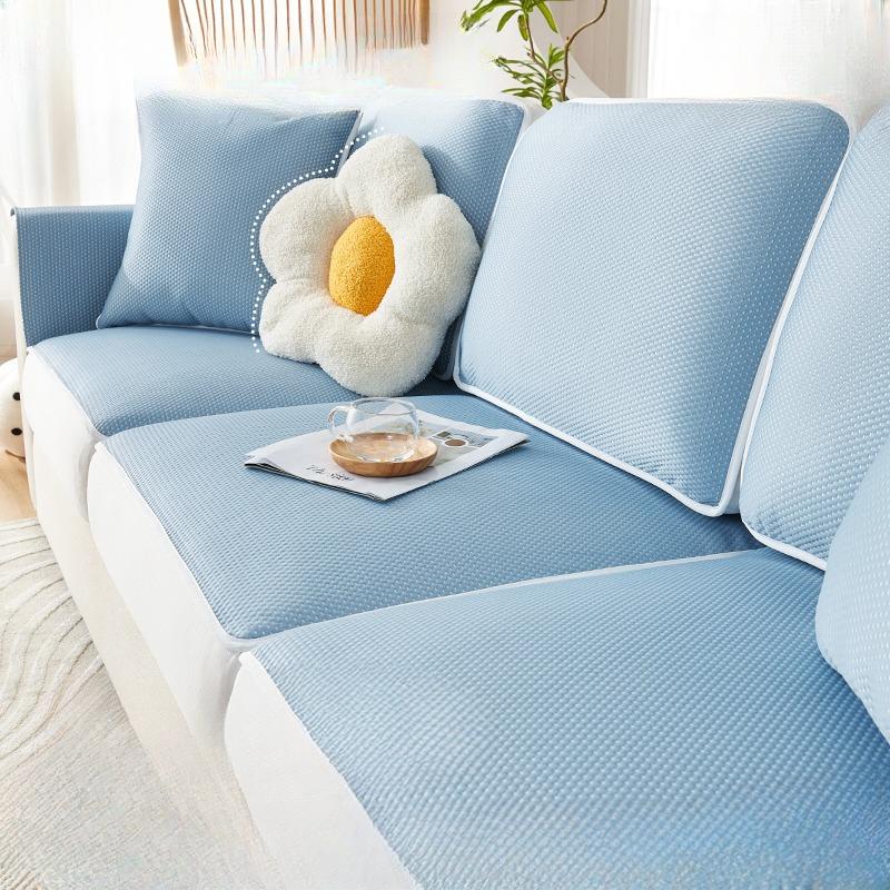 Sofa Cover Anti-Scratching Sofa Cover Summer Cool Silk Elastic Sofa