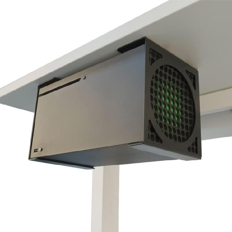 Effiziente Untertisch-Ständer-Organizer Aufbewahrungshalterung Halter für Konsolen Hält Ihre Gaming-Ausrüstung ordentlich angeordnet