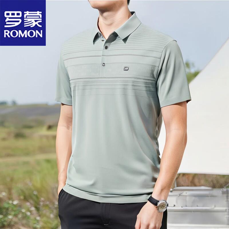 ROMON Men s Ice Silk Short Sleeve T-Shirt 3XL